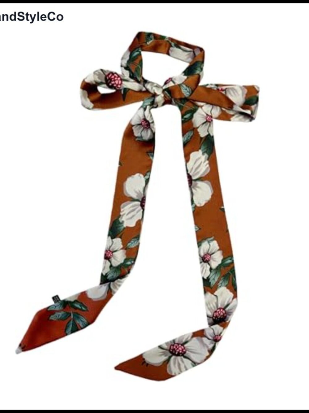 Satin Ribbon Skinny Long Scarf Hair Wrap Belt Bag Accessory Dress Sash